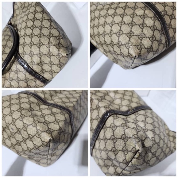 Authentic Gucci Medium GG Plus Joy Tote Bag Black/Beige - Picture 8 of 16